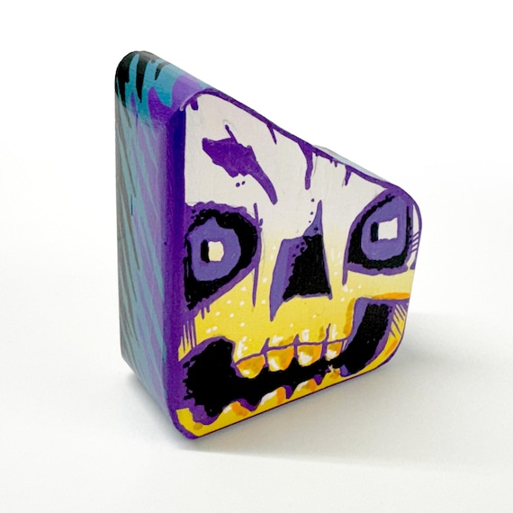 Funk Totem Part No. 661 - Original Mixed Media Block - Vol. 25