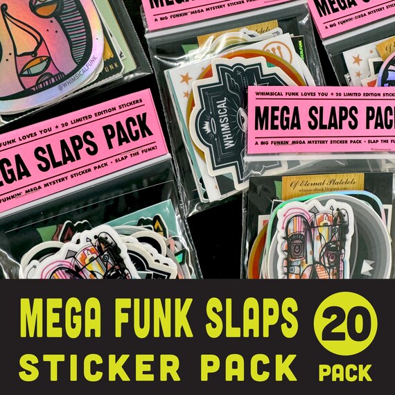 Mega Slaps Sticker Pack - Limited Edition - Etsy