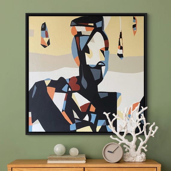 Decorator - 30x30 Original Acrylic Painting