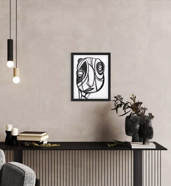 Phala - Original 11" x 14" Painting on canvas - Metamorphic Portrait