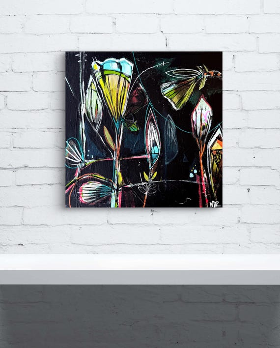 Dark Flower 2 - Original Painting