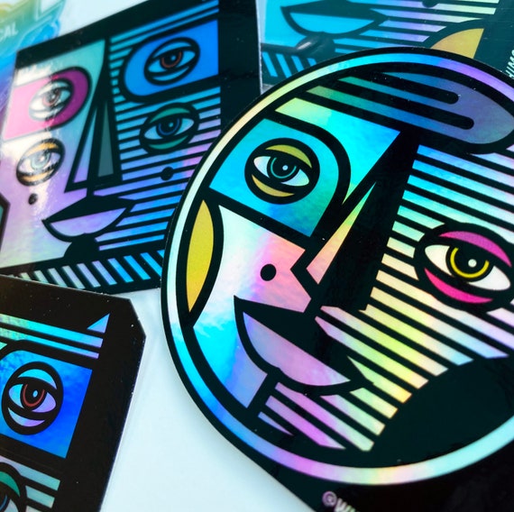 Holographic Sticker Pack 2 - 3" Vinyl Stickers - Limited Edition