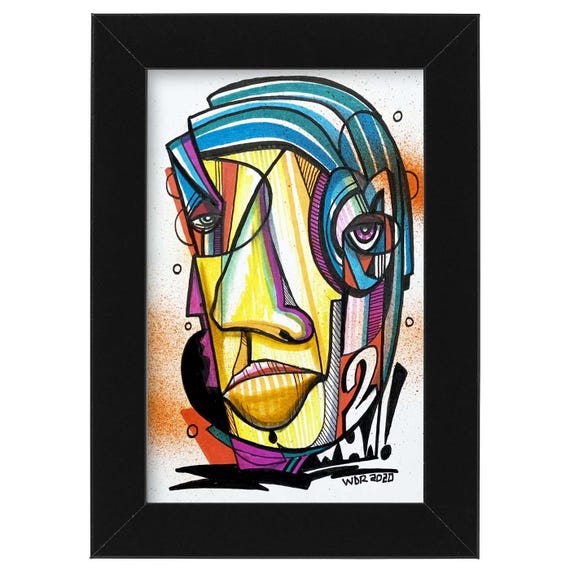 2 Wha!- Original Illustration on Bristol -4"x6"