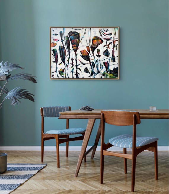 Tropicalia - Original Painting on Canvas - 40" x 30"