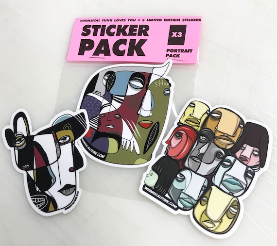 Faces Sticker Pack - Limited Edition