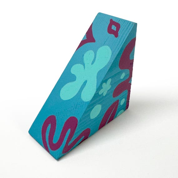 Funk Totem Part No. 603 - Original Mixed Media Block - Vol. 23