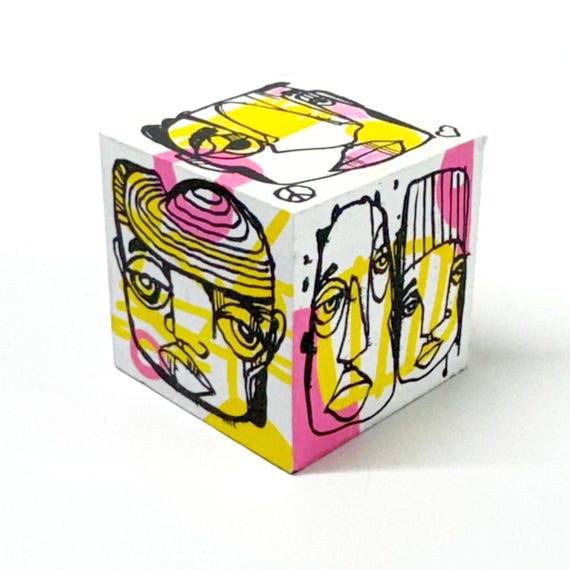 Funk Totem Part No. 650 - Original Mixed Media Block - Vol. 25