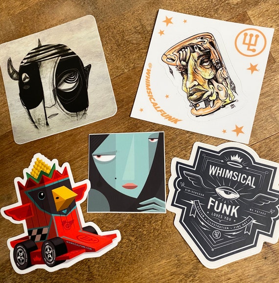 Funk Pack - 3" Square Vinyl Sticker - Limited Edition