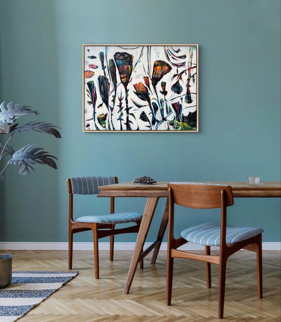 Tropicalia - Original Painting on Canvas - 40" x 30"