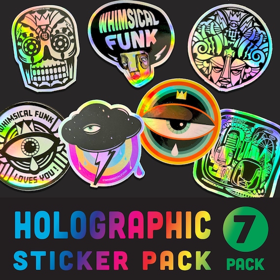 Holographic Sticker Set - Whimsical Funk - Limited Edition