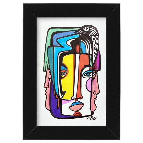 XY - Original Illustration on Bristol - 4"x6"