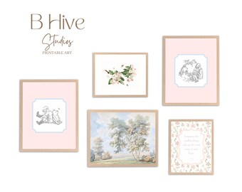 Vintage Winnie the Pooh Nursery Art Prints: Classic Decor (Digital Download)