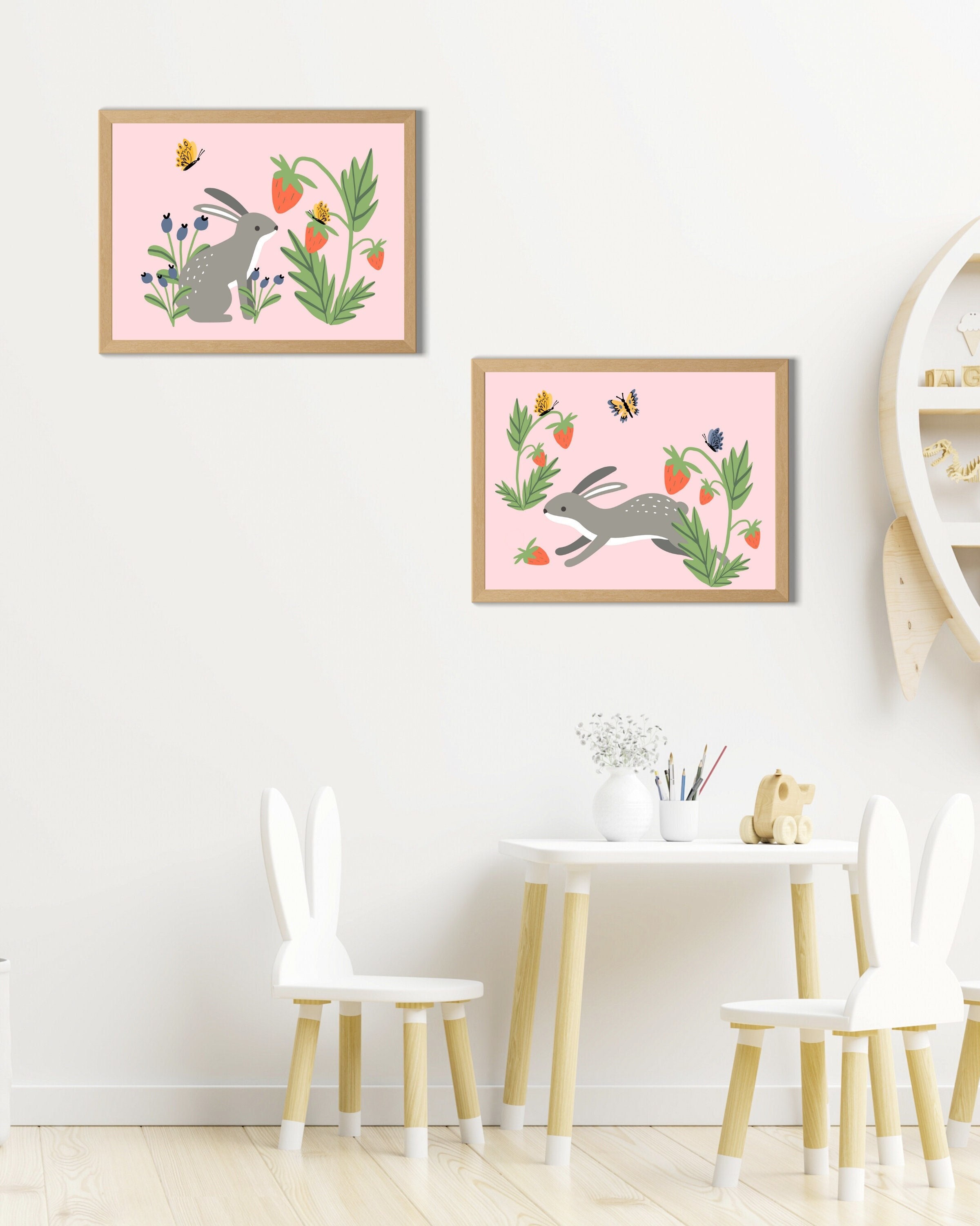 Vintage Nursery Art Cottagecore Nursery Art Botanical Art Etsy