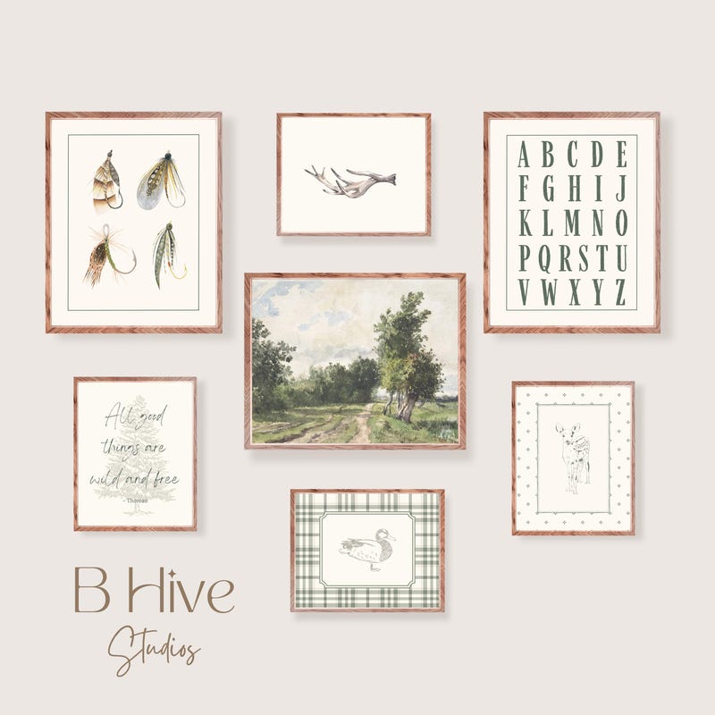 Hunting Wall Decor Etsy