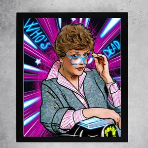 Fan Art Angela Lansbury / Jessica Fletcher, Digital Pop Art
