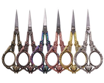 Vintage-Schere für Handarbeiten, Edelstahl 12 cm
