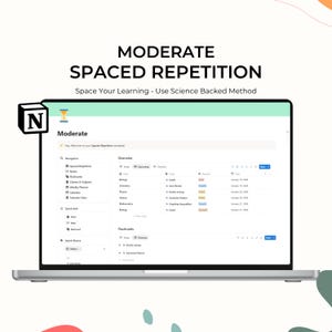 Notion Powtarzanie w odstępach czasu Śledzenie powtórek dla uczniów Aktywne przypominanie Ćwiczenia z przywoływaniem Fiszki Akademickie Studia Studenckie Nauka Planer prac domowych