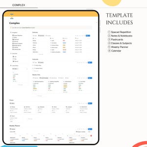 Notion Spaced Repetition Student Revision Tracker Active Recall Retrieval Practice Flashcards Academic University School Study Planner image 2