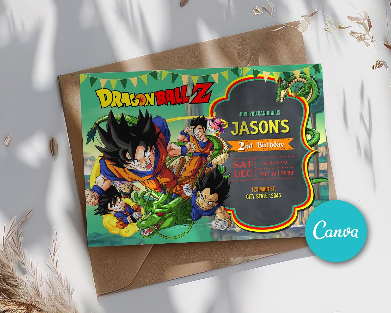 Dragon ball birthday card - Etsy 日本