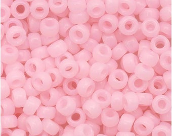 Czech Beads Pressed Mix Shell Pink Dark Pink 40 grams Dusty Rose Light Pink 0924