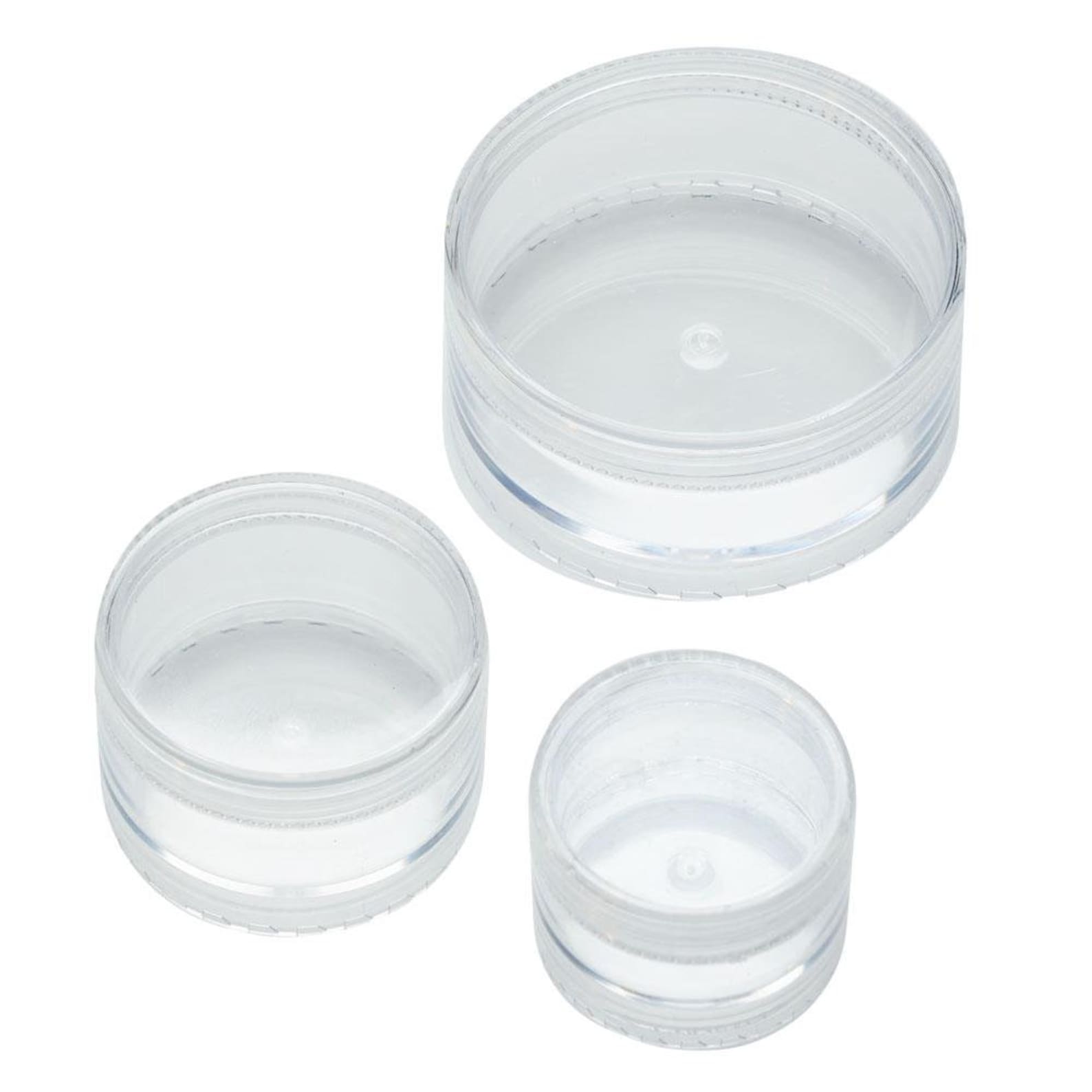 Stackable Bead Storage Containers Round Three Size Etsy