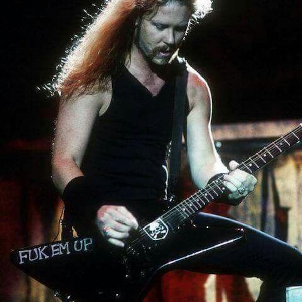 FUK EM UP – Hetfield Style Guitar Sticker Set by Krupi Guitars