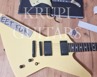 ギター Petka Ive EET FUK James Hetfield Metallica New Vinyl Guitar Stickers