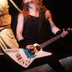 MEER BIER James Hetfield Metallica nieuwe vinyl gitaarstickers