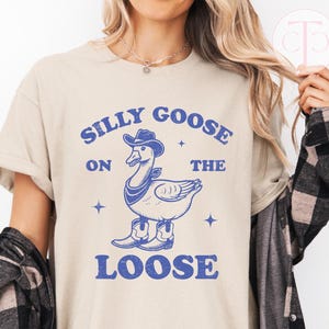 Silly Goose T-Shirt: Funny Animal Graphic Tee