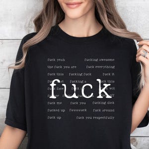 Funny Offensive Shirt, Adult Humor Tee, Rude Graphic T-shirt, NSFW Shirt, Inappropriate Joke Shirt, Oversized T Shirt, T Shirts for Men, Fck