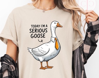 Silly Goose Shirt: Funny Goose Meme Graphic Tee