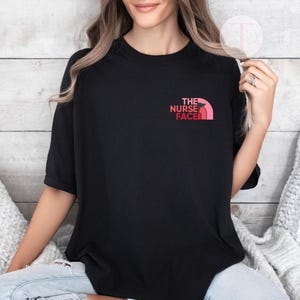 ナースフェイスTシャツ：医療従事者への感謝を伝えるおもしろTシャツ