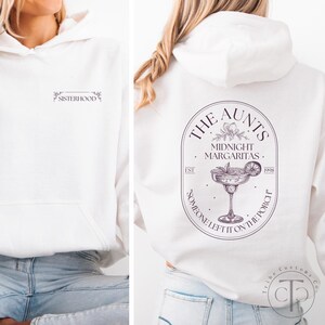 Witch Sweatshirt: The Aunts Midnight Margaritas Witchy Hoodie, Sisterhood Gift for Magical Souls