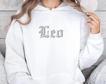 Lejonet Stjärntecken Hoodie: Astrologi Horoskop Gåva