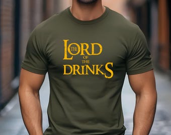 Lord of the Drinks T-Shirt, Funny Beer Lover Tee