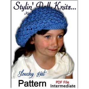 Knitting patterns. Hats, scarf, cowl neck warmer for girls sizes 4-10, PDF Instant Download image 2