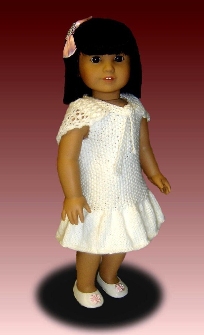 Knitting Pattern for Doll Clothes, fits American Girl Doll and 18 inch dolls. 033 image 5