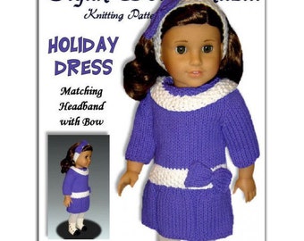 Doll knitting Pattern, for American Girl,18 inch doll, Gali Girls, Instant Download 028