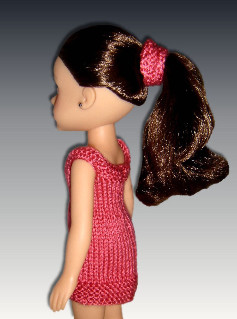 Knitting Pattern. Fits Hearts for Hearts Doll, 14 inch. Sun Dress PDF Instant Download 253 image 5