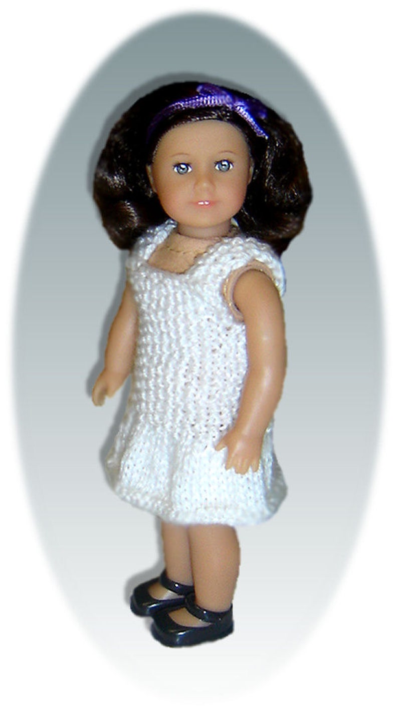 Knitting Patterns fit American Girl Mini Doll, AG 6.5 inch, Instant Download image 5