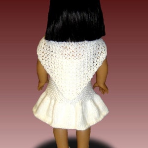 Knitting Pattern for Doll Clothes, fits American Girl Doll and 18 inch dolls. 033 image 3