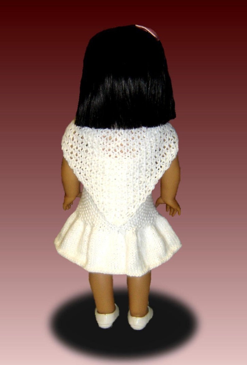 Knitting Pattern for Doll Clothes, fits American Girl Doll and 18 inch dolls. 033 image 3