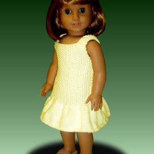 Knitting Pattern for Doll Clothes, fits American Girl Doll and 18 inch dolls. 033 image 4
