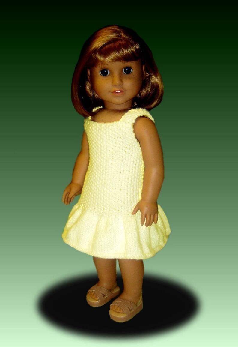 Knitting Pattern for Doll Clothes, fits American Girl Doll and 18 inch dolls. 033 image 4