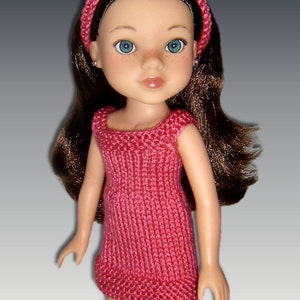 Knitting Pattern. Fits Hearts for Hearts Doll, 14 inch. Sun Dress PDF Instant Download 253 image 3