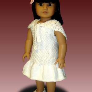 Knitting Pattern for Doll Clothes, fits American Girl Doll and 18 inch dolls. 033 image 2