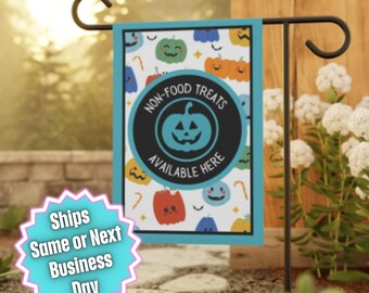 Teal Pumpkin Halloween Flag: Allergy-Friendly, Non-Food Treats