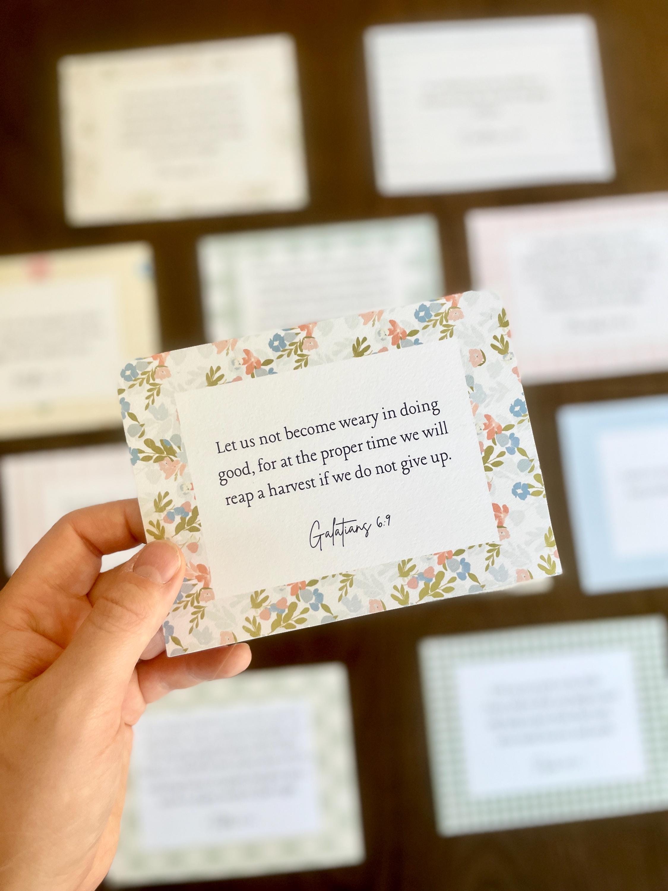 Scripture Verse Cards | Printable Bible Verse Cards for Women and Moms ...