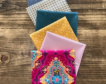 Art Gallery Fabric Bundle, ready to ship, six fat quarters, sewing, quilting