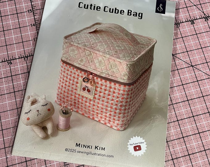 Mini Kim Patterns Minki Kim Pattern-cutie Cube Bag-sewing Pattern - Etsy